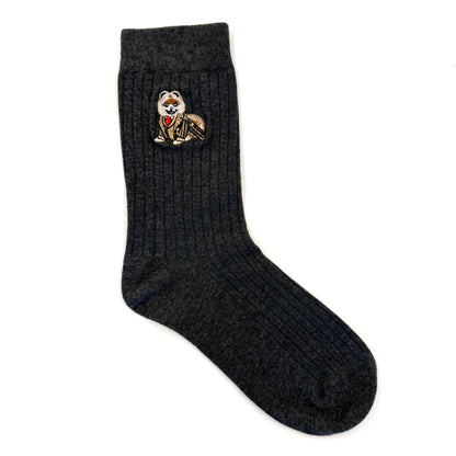Pomeranian Socks - 100% Cotton