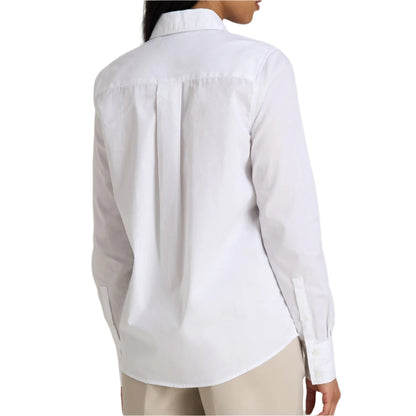 Pomeranian Embroidered Button Down Shirt